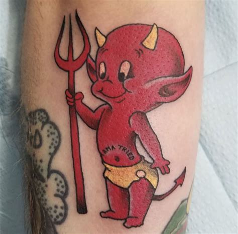 hot stuff devil tattoo